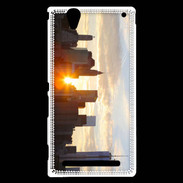 Coque Sony Xperia T2 Ultra Couché de soleil sur Manhattan