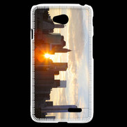 Coque LG L70 Couché de soleil sur Manhattan