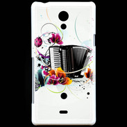 Coque Sony Xperia T Passion Accordéon