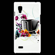 Coque LG Optimus L9 Passion Accordéon