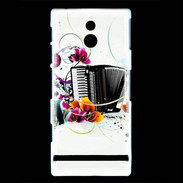 Coque Sony Xperia P Passion Accordéon