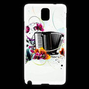 Coque Samsung Galaxy Note 3 Passion Accordéon
