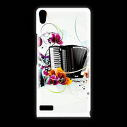 Coque Huawei Ascend P6 Passion Accordéon