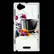 Coque Sony Xperia L Passion Accordéon