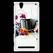 Coque Sony Xperia T2 Ultra Passion Accordéon