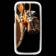 Coque HTC One SV Verre de Cognac Grand Cru