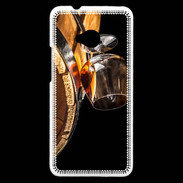 Coque HTC One Verre de Cognac Grand Cru