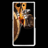 Coque Sony Xperia Z3 Compact Verre de Cognac Grand Cru