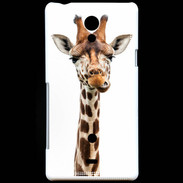 Coque Sony Xperia T Girafe Humour