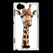 Coque Sony Xperia L Girafe Humour