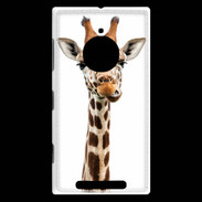 Coque Nokia Lumia 830 Girafe Humour
