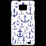 Coque Samsung Galaxy S2 Dessin d'Ancre de Bateaux