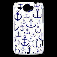 Coque HTC Wildfire G8 Dessin d'Ancre de Bateaux