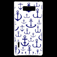 Coque LG Optimus L7 Dessin d'Ancre de Bateaux