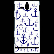 Coque Sony Xperia U Dessin d'Ancre de Bateaux