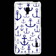 Coque LG F6 Dessin d'Ancre de Bateaux