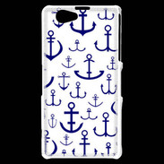 Coque Sony Xperia Z1 Compact Dessin d'Ancre de Bateaux