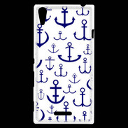 Coque Sony Xperia T3 Dessin d'Ancre de Bateaux