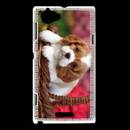 Coque Sony Xperia L Chiot Cavalier King Charles 1