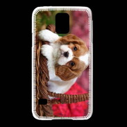 Coque Samsung Galaxy S5 Chiot Cavalier King Charles 1