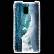 Coque LG P990 Surfeur en mer 