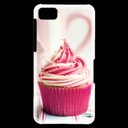 Coque Blackberry Z10 Cup cake rose et blanc