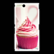 Coque Sony Xpéria Z Ultra Cup cake rose et blanc