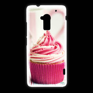 Coque HTC One Max Cup cake rose et blanc