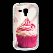 Coque Samsung Galaxy Trend Cup cake rose et blanc