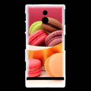 Coque Sony Xperia P Jolis macarons 