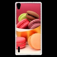 Coque Huawei Ascend P7 Jolis macarons 