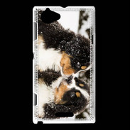 Coque Sony Xperia L Chiot Saint Bernard
