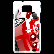 Coque Samsung Galaxy S2 Voiture de sport rouge