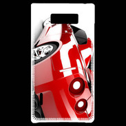 Coque LG Optimus L7 Voiture de sport rouge