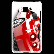 Coque LG Optimus L3 II Voiture de sport rouge