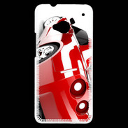 Coque HTC One Voiture de sport rouge