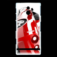 Coque Sony Xperia P Voiture de sport rouge