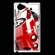 Coque Sony Xperia L Voiture de sport rouge