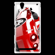 Coque Sony Xperia T2 Ultra Voiture de sport rouge