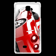 Coque LG F5 Voiture de sport rouge
