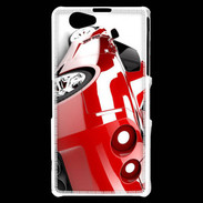 Coque Sony Xperia Z1 Compact Voiture de sport rouge