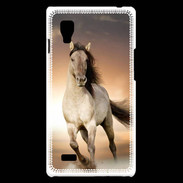 Coque LG Optimus L9 Cheval et Paysage 1