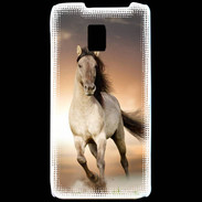 Coque LG P990 Cheval et Paysage 1