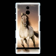 Coque Sony Xperia P Cheval et Paysage 1