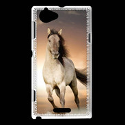Coque Sony Xperia L Cheval et Paysage 1
