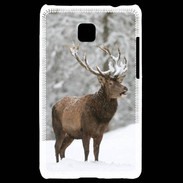 Coque LG Optimus L3 II Cerf en hiver 50