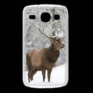 Coque Samsung Galaxy Core Cerf en hiver 50