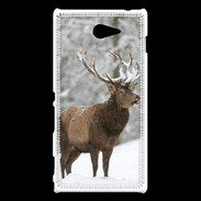 Coque Sony Xperia M2 Cerf en hiver 50