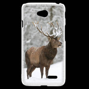 Coque LG L70 Cerf en hiver 50