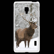 Coque LG F6 Cerf en hiver 50